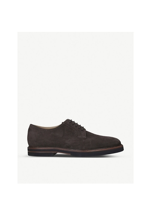Mens TODS Suede Derby Shoes