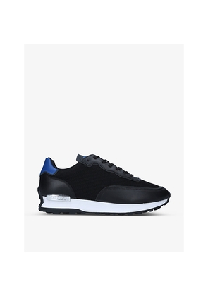 Mens Mallet Caledonian Panelled Leather and Mesh Trainers
