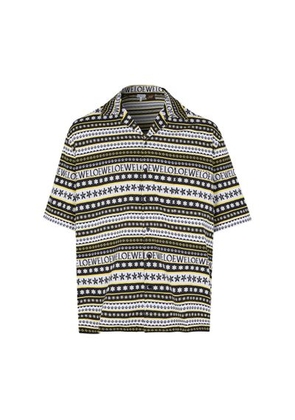 Short-sleeved cotton shirt