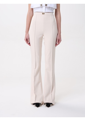 Pants ELISABETTA FRANCHI Woman color Yellow Cream