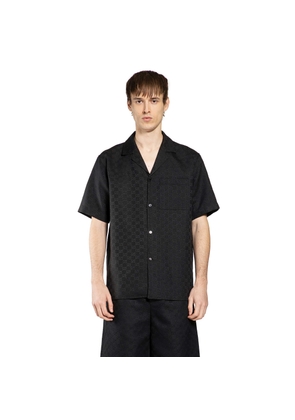 GG Canvas Bowling Shirt