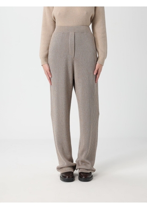 Pants BRUNELLO CUCINELLI Woman color Brown