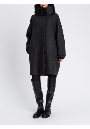 Coat TWINSET Woman color Charcoal