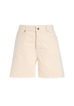 FRAME The Timeless Denim High-Rise Shorts  - Moda Operandi