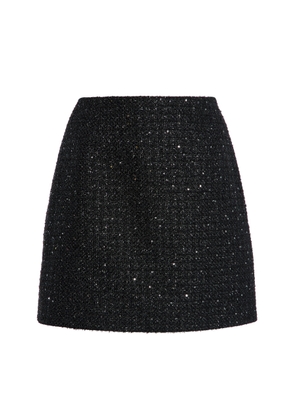 Carolina Herrera Lurex Tweed Mini Skirt - Moda Operandi