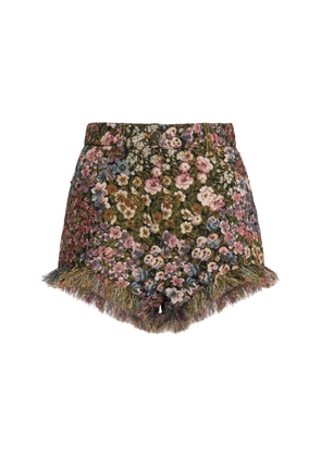 Valentino Garavani Apres L'Hiver Jacquard Shorts - Moda Operandi
