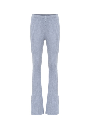 Live The Process Ribbed-knit flared sweatpants