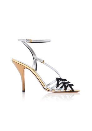 Valentino Garavani Nodine Leather Heeled Sandals - Moda Operandi