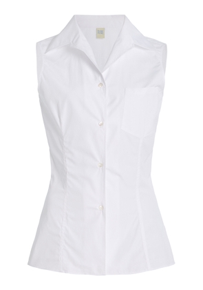 Flore Flore Rosie Sleeveless Cotton Shirt - Moda Operandi