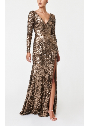Rachel Gilbert Fluer Sequin Gown - Moda Operandi