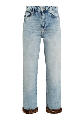 SIEDRÉS Daky Rigid Low-Rise Straight-Leg Jeans - Moda Operandi