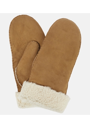 Isabel Marant Mulfi shearling-lined leather mittens