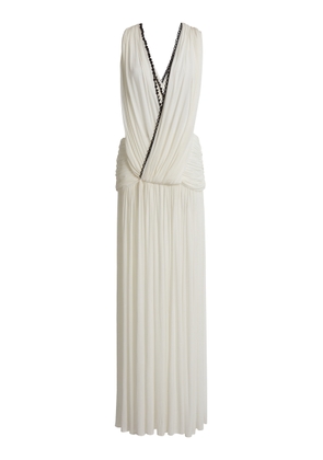 Christopher Esber Ruched Jersey Maxi Dress - Moda Operandi