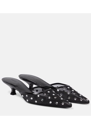 Khaite Minna embellished mules