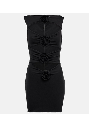 Giuseppe di Morabito Corsage cutout crepe minidress