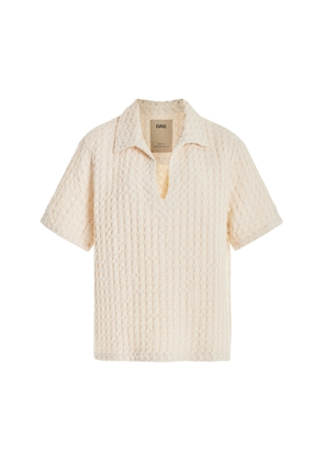Oas Jaffa Waffle-Knit Cotton Shirt - Moda Operandi