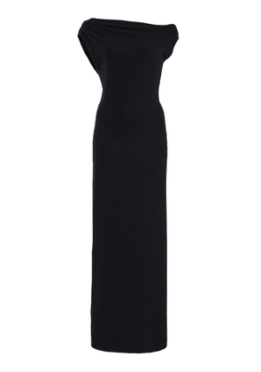 Leset Lauren Ruched Asymmetric Jersey Maxi Dress - Moda Operandi