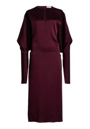 Stella McCartney Satin Cutout Detail Gown - Moda Operandi