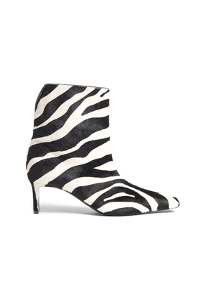Khaite Ona Calf Hair Ankle Boots - Moda Operandi