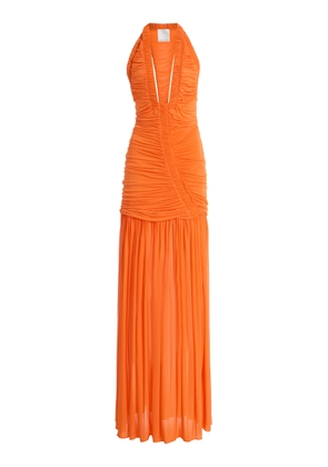 Christopher Esber Exclusive Orion Ruched Jersey Gown - Moda Operandi