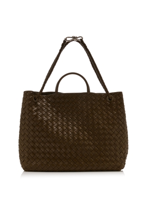 Bottega Veneta Large Andiamo Intrecciato Leather Tote Bag - Moda Operandi