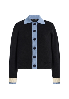 Oscar de la Renta Silk-Blend Cardigan - Moda Operandi