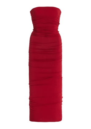 Posse Exclusive Isabela Strapless Jersey Maxi Dress - Moda Operandi