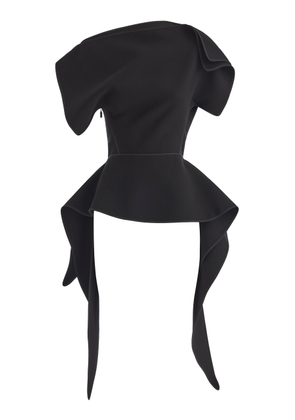 Maticevski Resolute Draped Bonded-Crepe Top - Moda Operandi