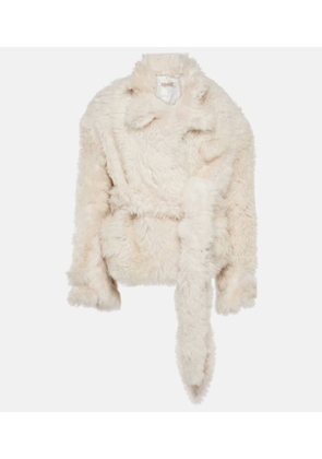 The Mannei Rioni oversized shearling jacket