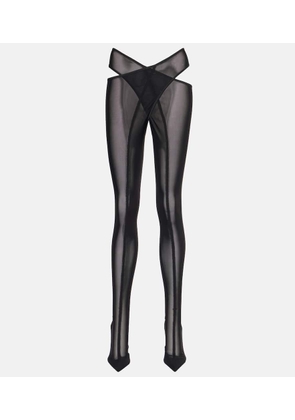 The Attico Cheopissima thigh high 105 boots