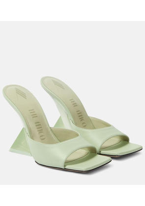 The Attico Cheope leather mules