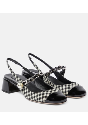 Miu Miu Gingham slingback pumps
