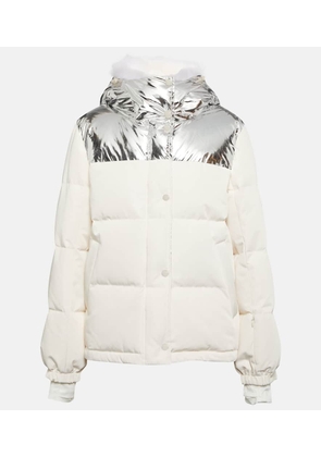 Yves Salomon Shearling-trimmed down jacket