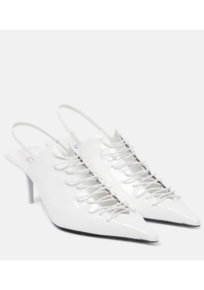 Jimmy Choo x Jean Paul Gaultier Corset leather pumps