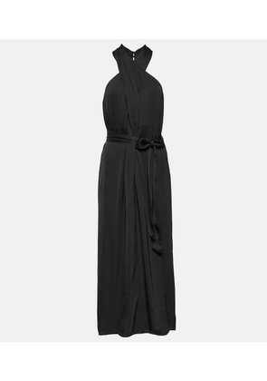 Velvet Stephanie halterneck midi dress
