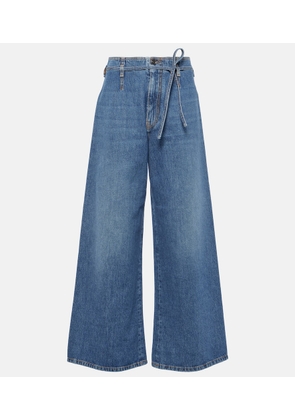 Etro High-rise wide-leg jeans