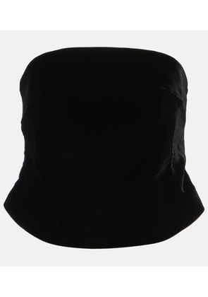 Wardrobe.NYC Velvet tube top