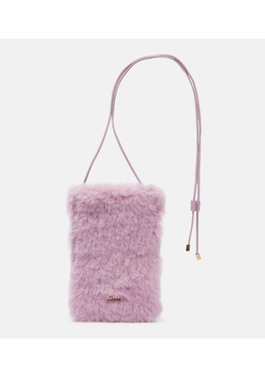 Max Mara Crossy teddy phone pouch