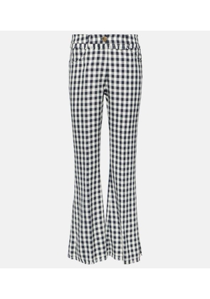 Etro Gingham flared pants
