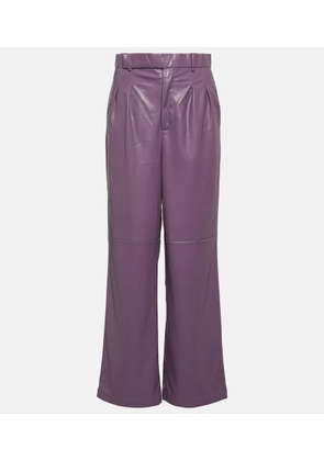 Jacques Wei Faux leather straight pants