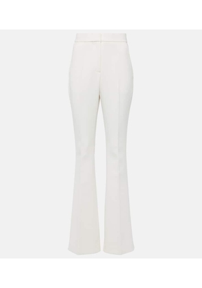 Rebecca Vallance Bridal Evelyn mid-rise crepe bootcut pants