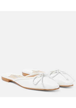 Manolo Blahnik Ballerimu leather mules