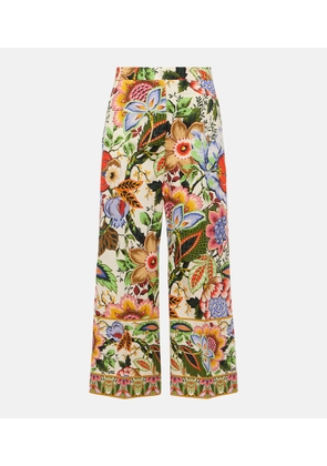 Etro Floral cotton culottes