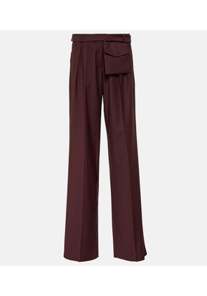 Aya Muse Sylvia mid-rise straight wool pants