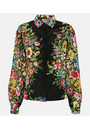 Etro Printed silk shirt