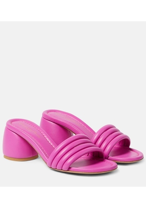 Gianvito Rossi Malou leather mules