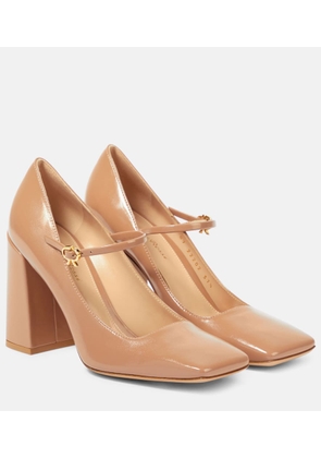Gianvito Rossi Freeda leather pumps