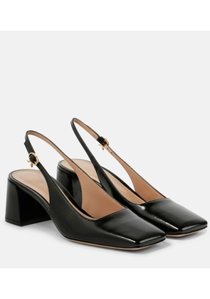 Gianvito Rossi Freeda leather slingback pumps