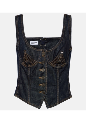 Jean Paul Gaultier Denim bustier