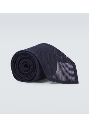 Thom Sweeney Silk grenadine tie